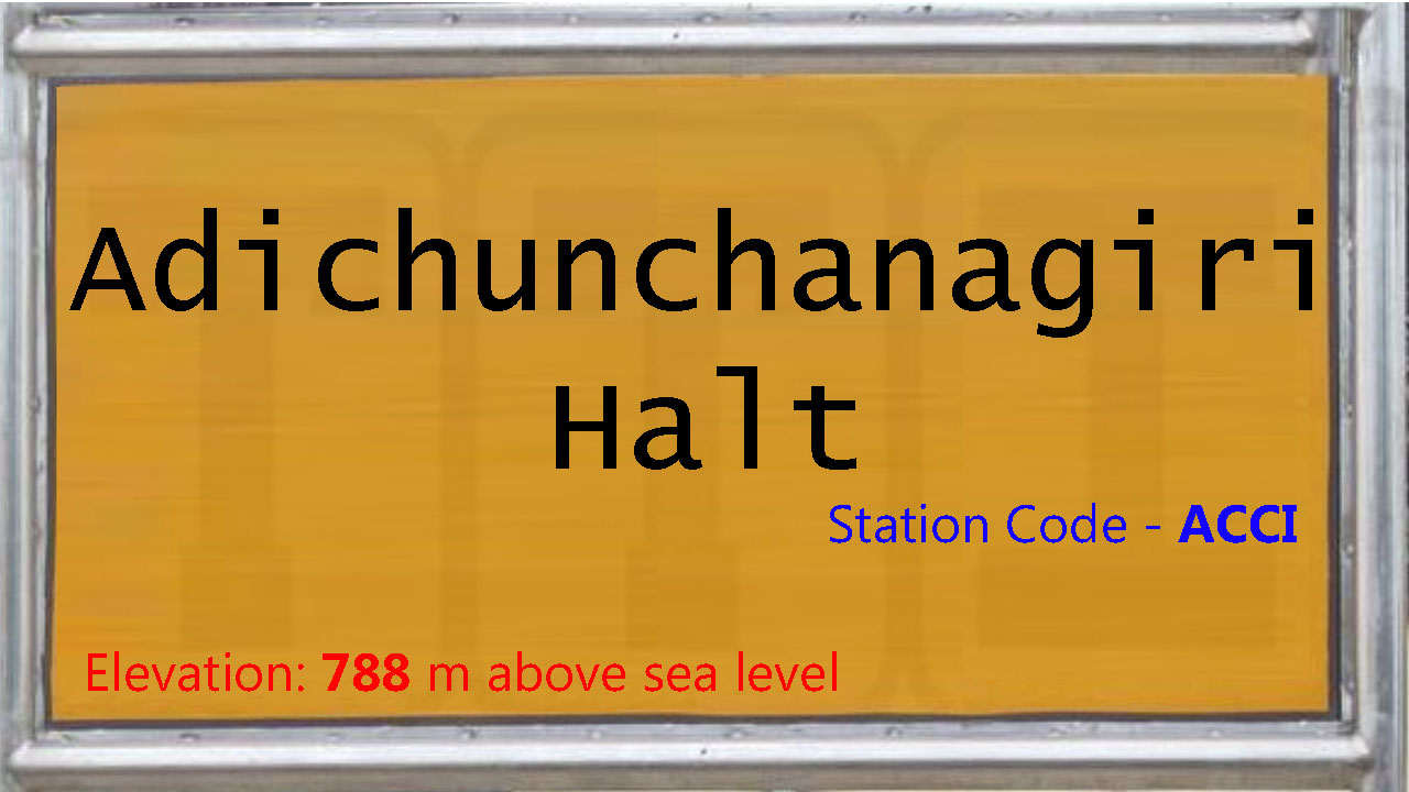 Adichunchanagiri Halt