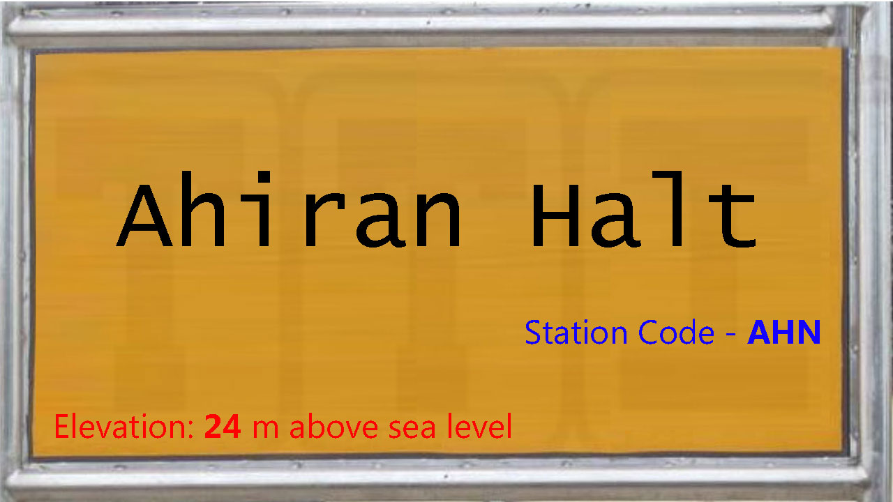 Ahiran Halt