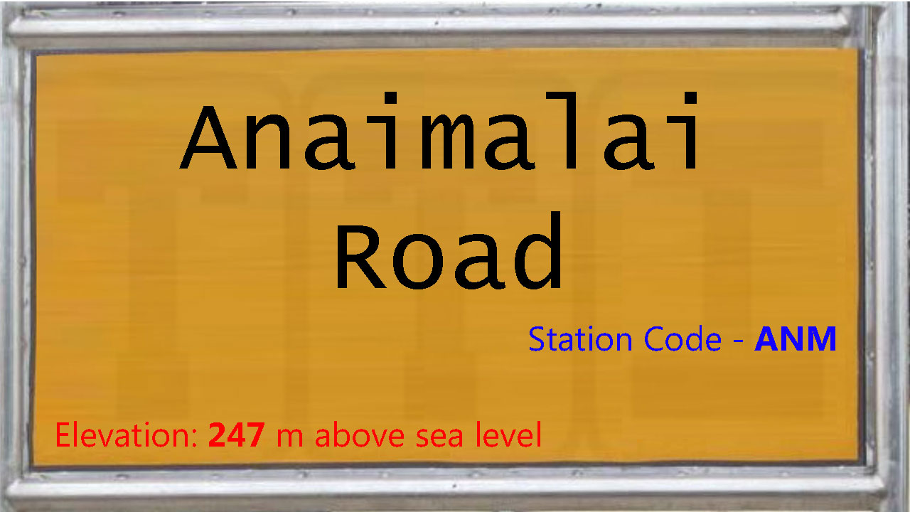 Anaimalai Road Anaimalai Road
