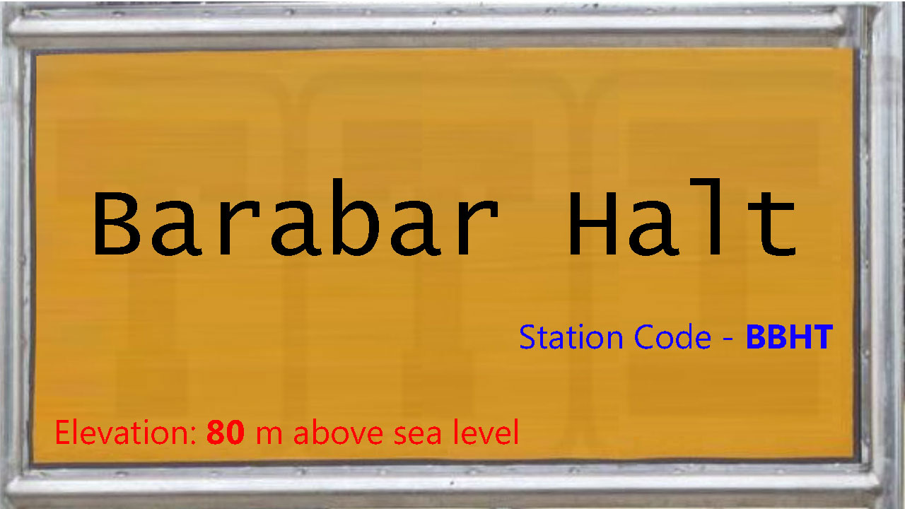 Barabar Halt