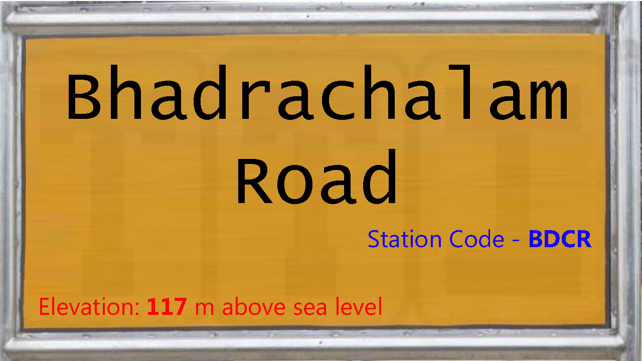 Bhadrachalam Road Bhadrachalam Road