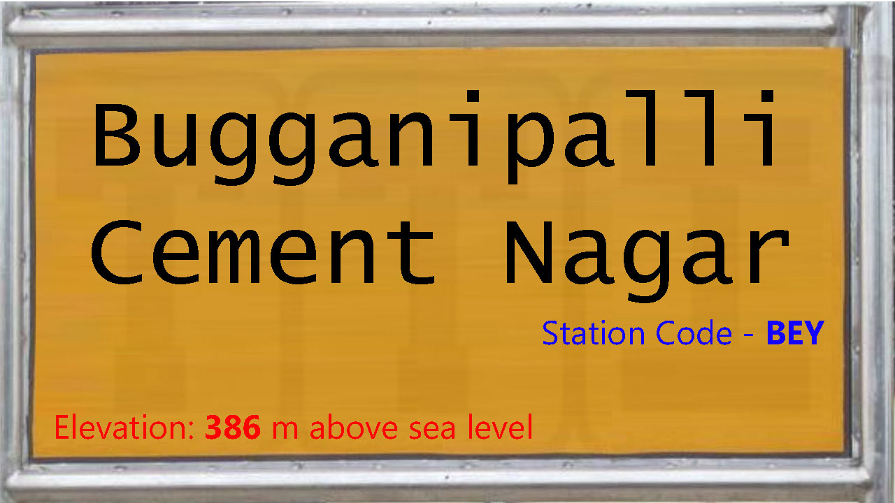 Bugganipalli Cement Nagar Bugganipalli Cement Nagar