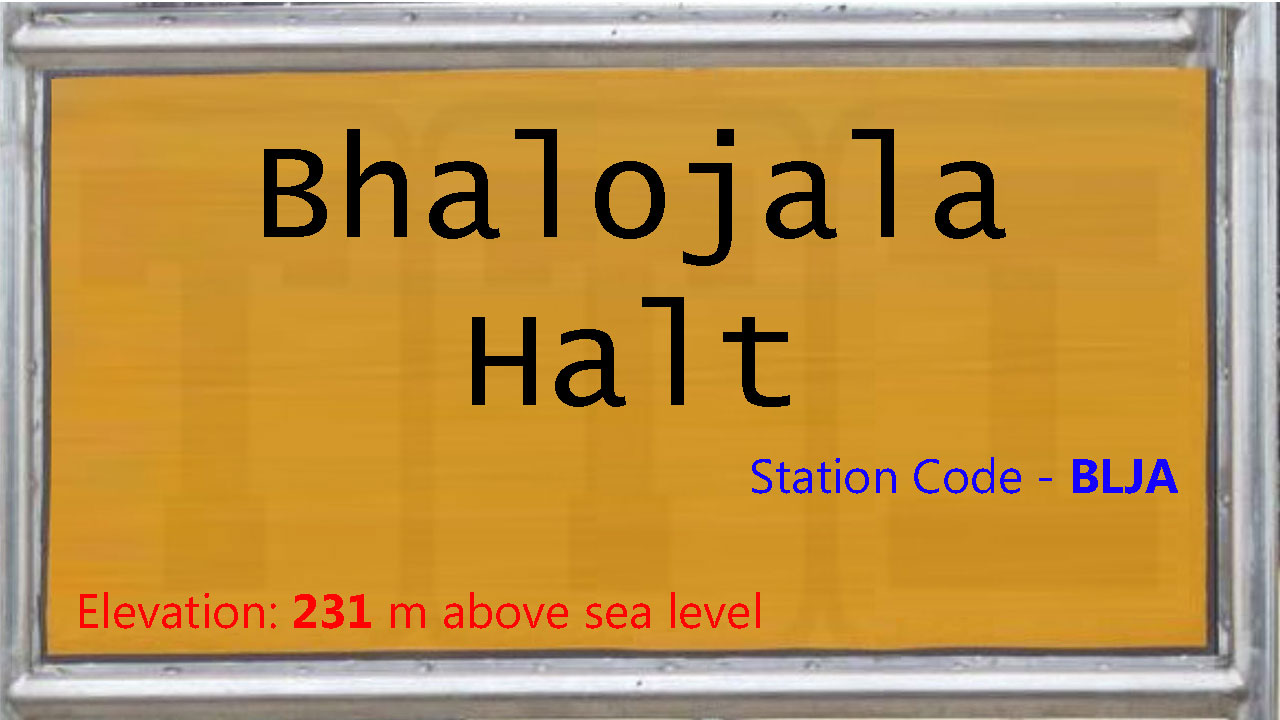 Bhalojala Halt