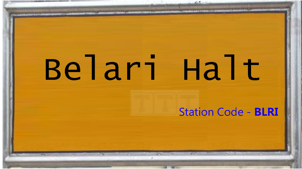 Belari Halt Belari Halt