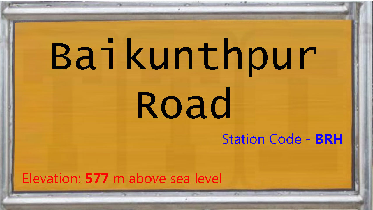 Baikunthpur Road
