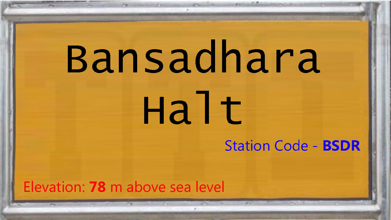 Bansadhara Halt