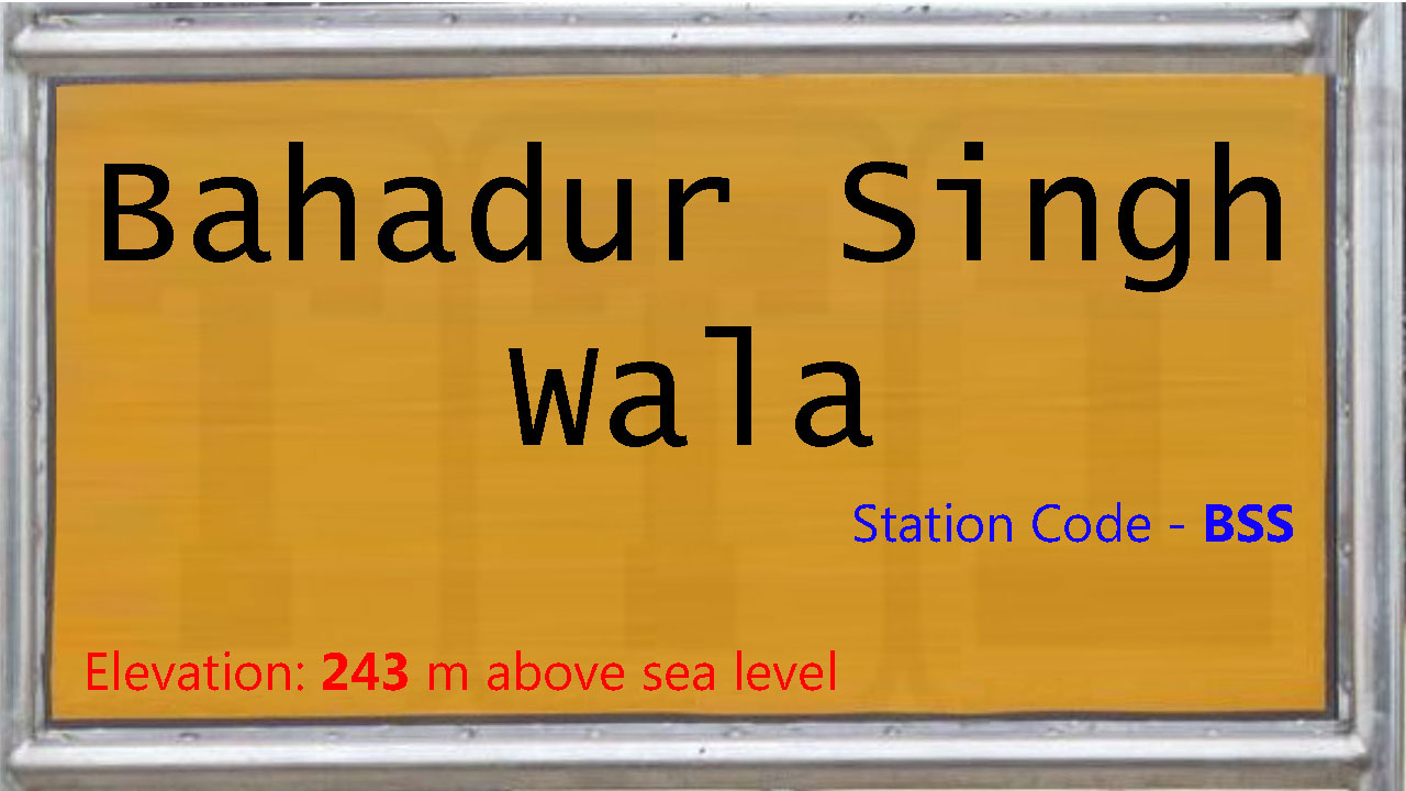 Bahadur Singh Wala Bahadur Singh Wala