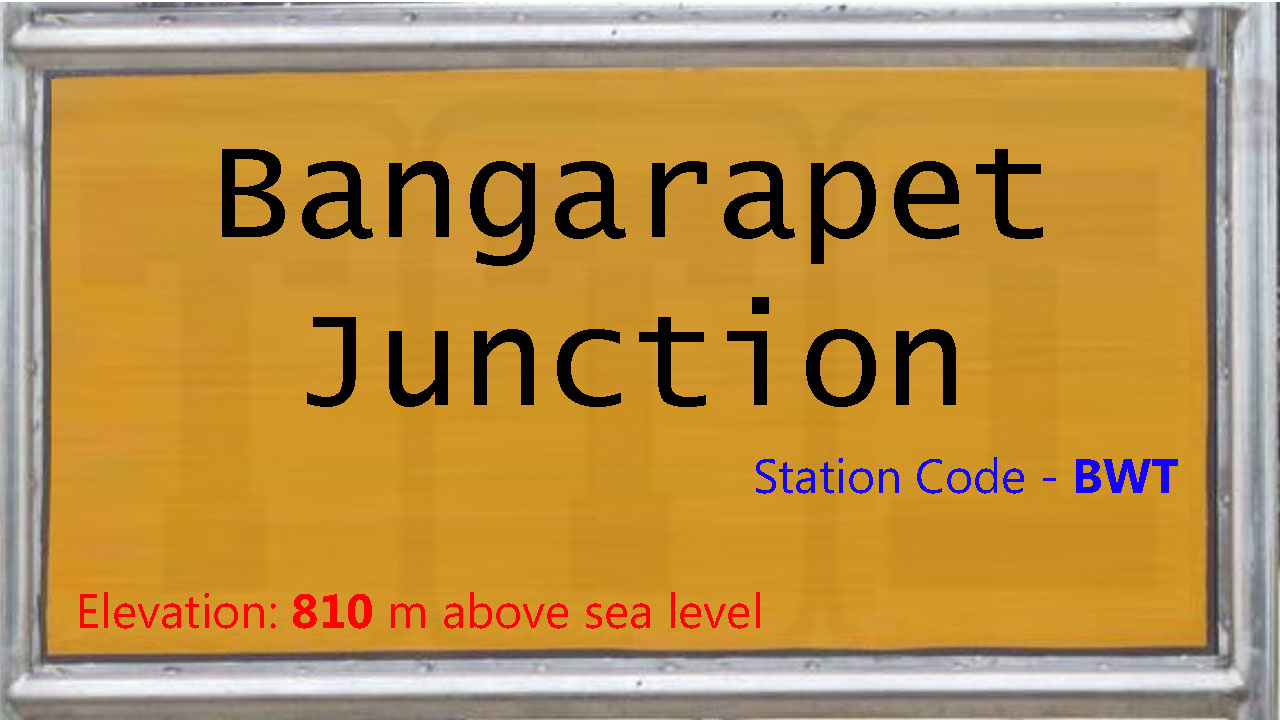 Bangarapet Junction Bangarapet Junction