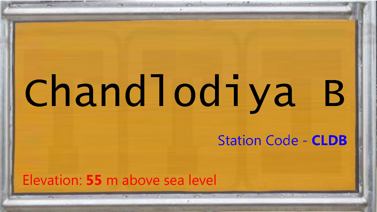 Chandlodiya B