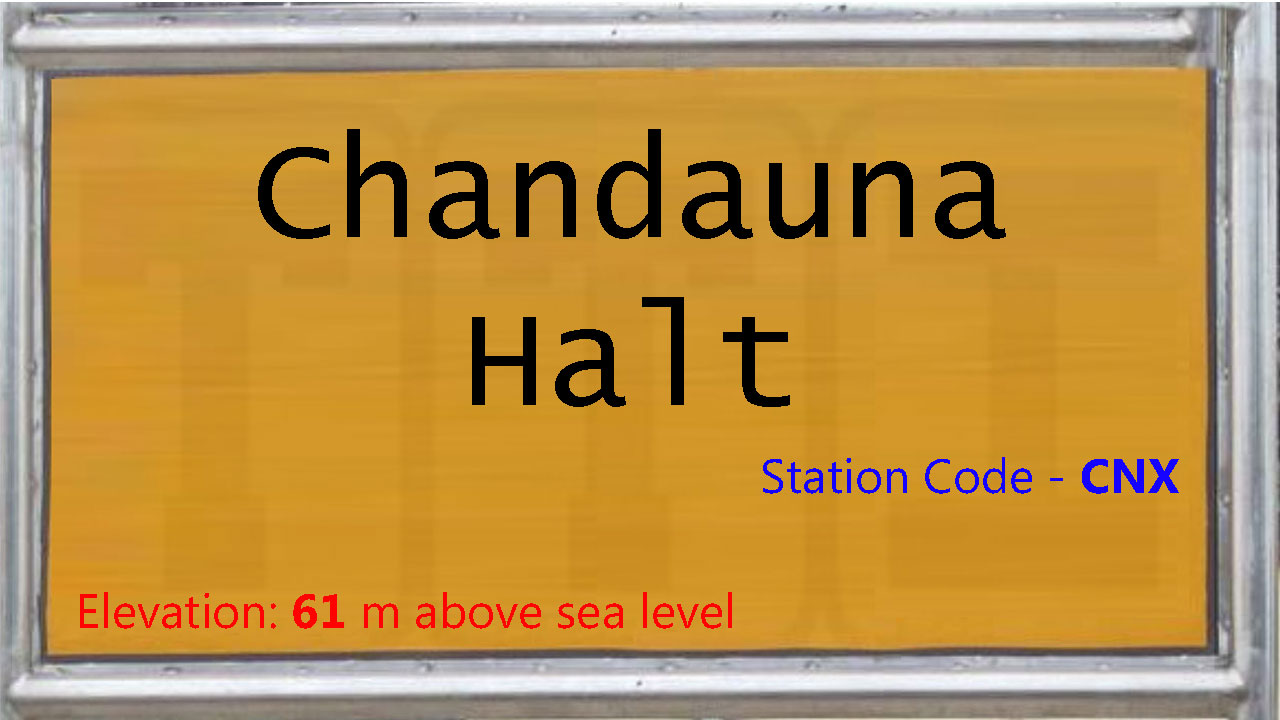 Chandauna Halt Chandauna Halt