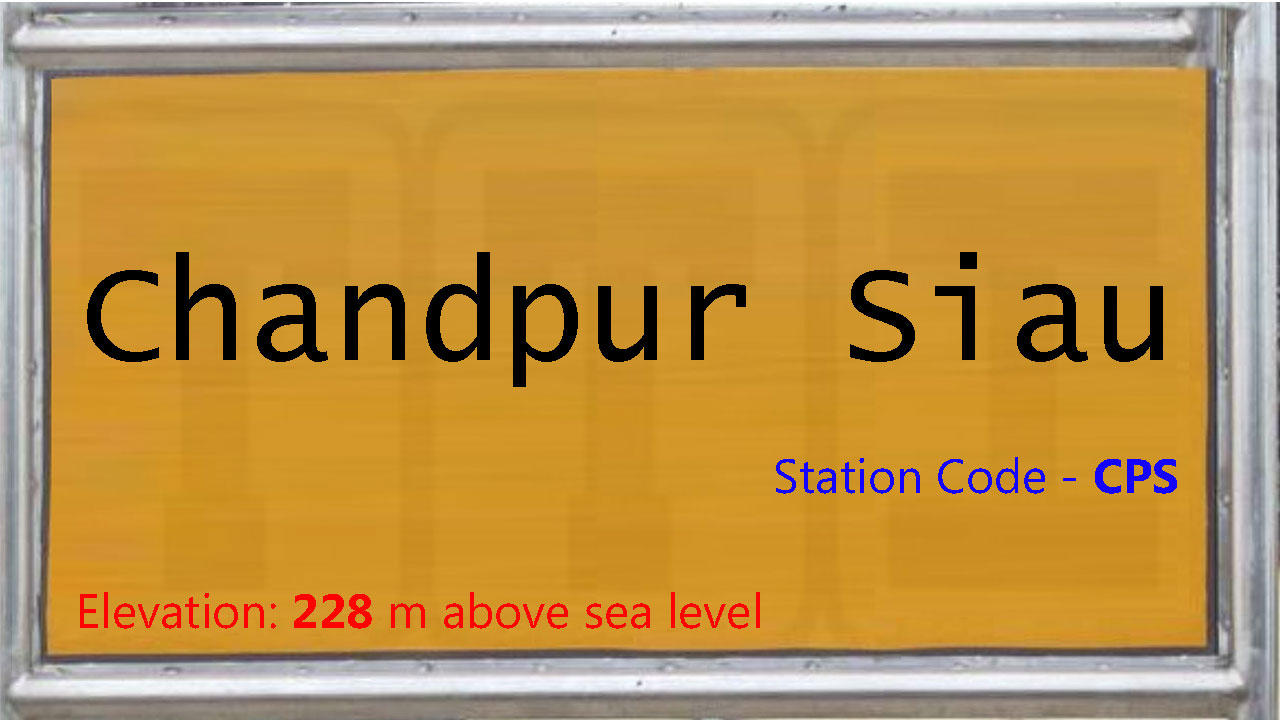 Chandpur Siau Chandpur Siau