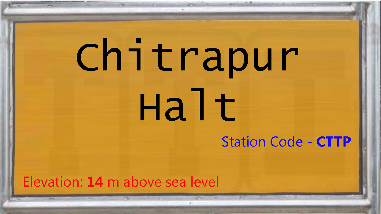 Chitrapur Halt