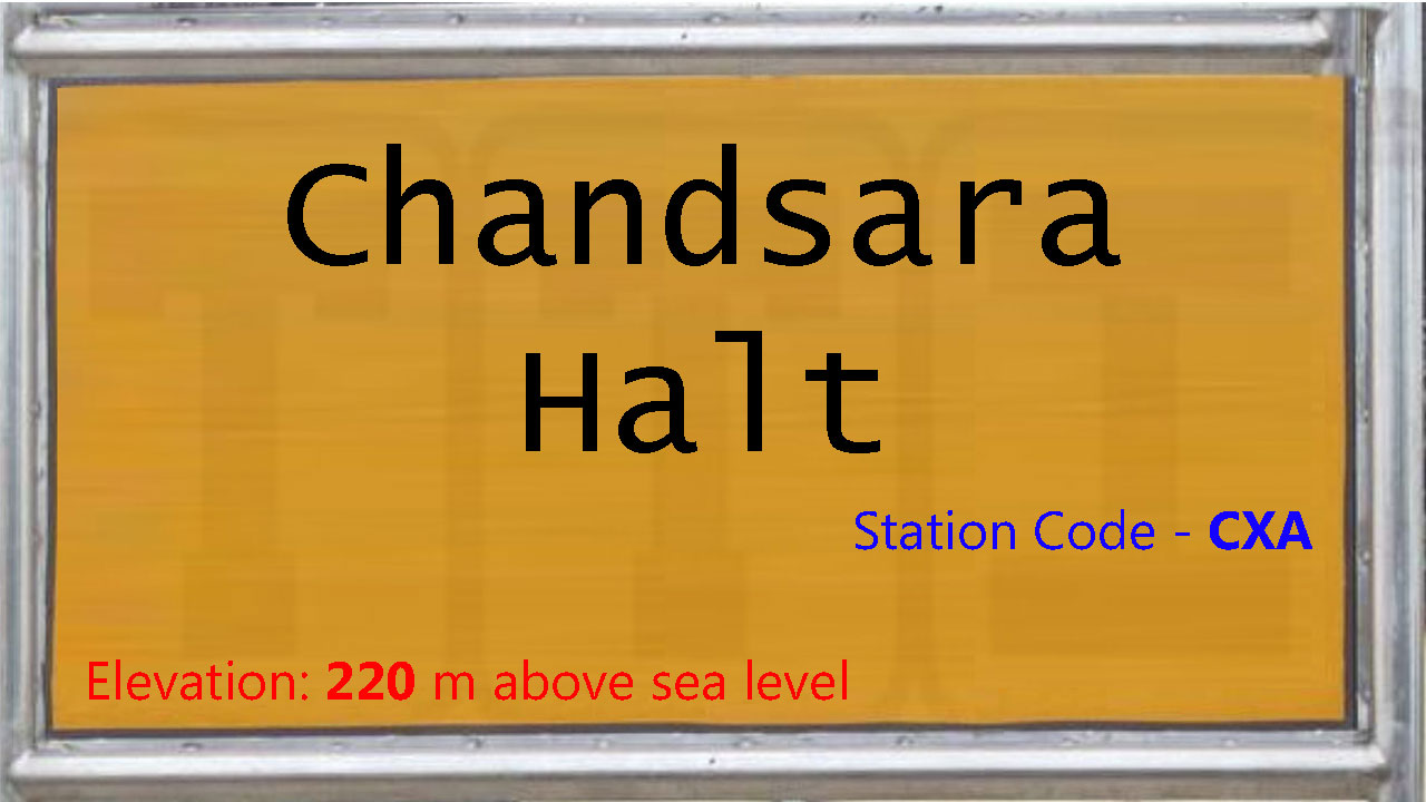 Chandsara Halt Chandsara Halt