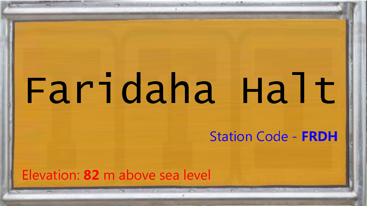 Faridaha Halt