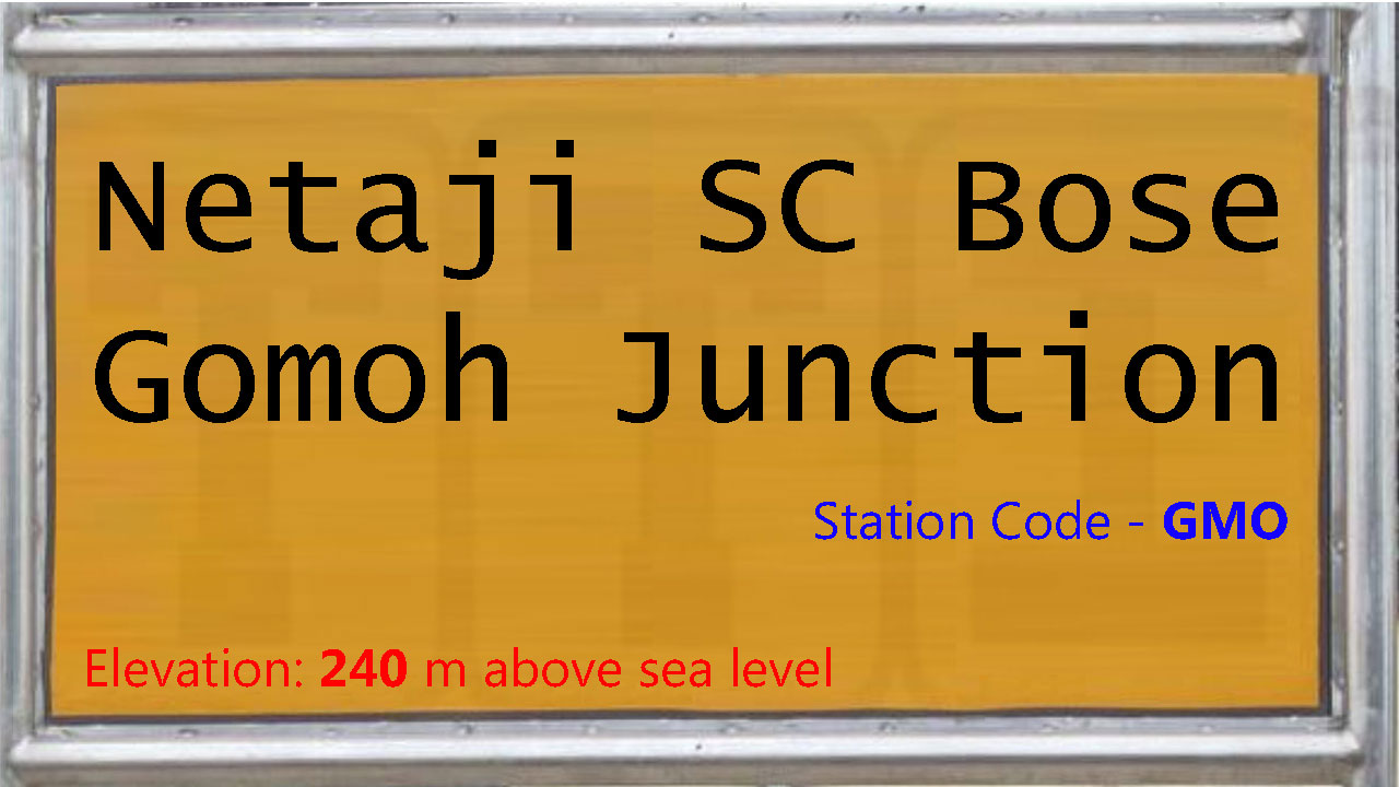 Netaji SC Bose Gomoh Junction Netaji SC Bose Gomoh Junction