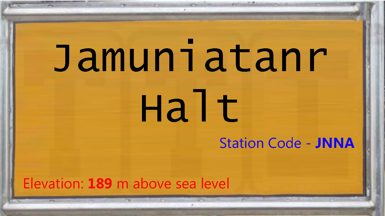 Jamuniatanr Halt Jamuniatanr Halt