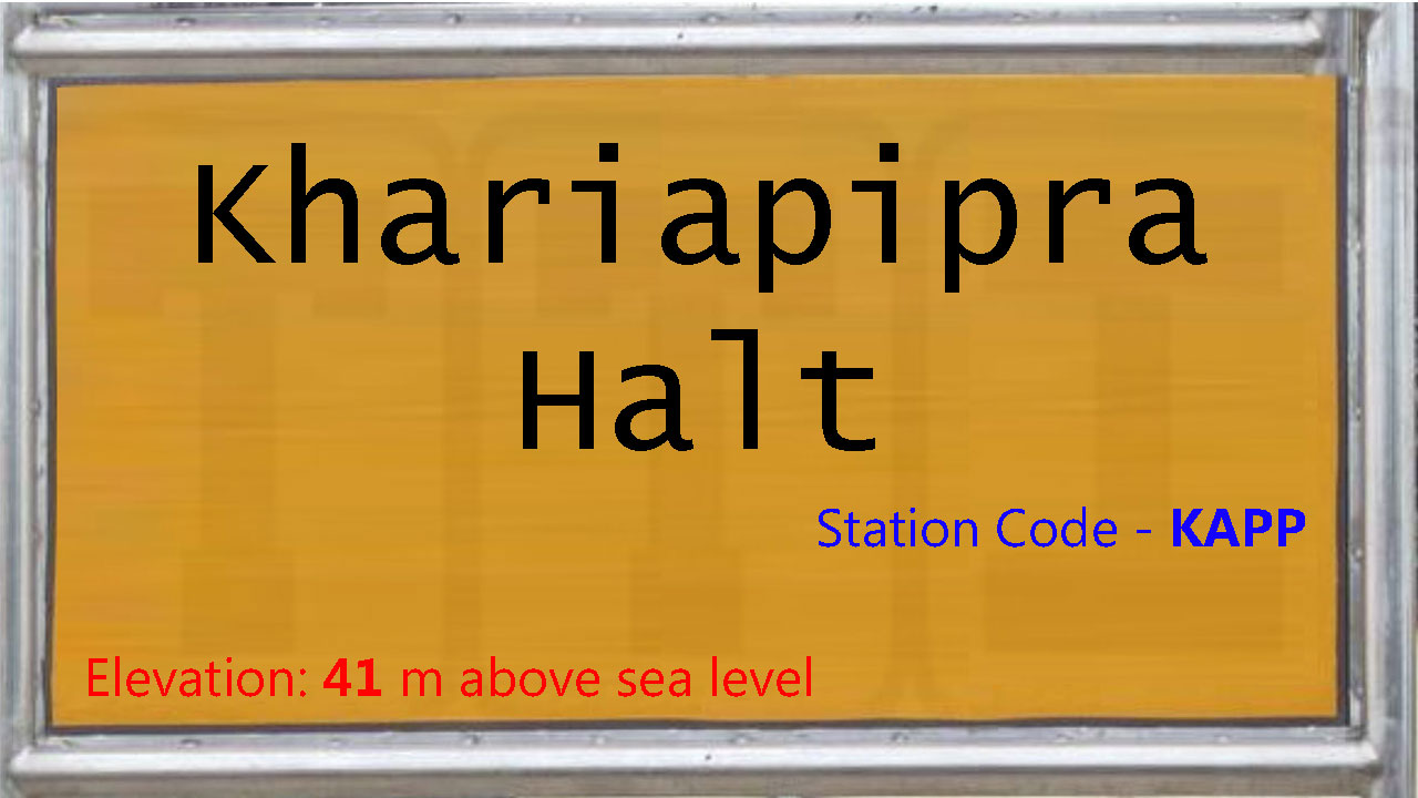Khariapipra Halt Khariapipra Halt