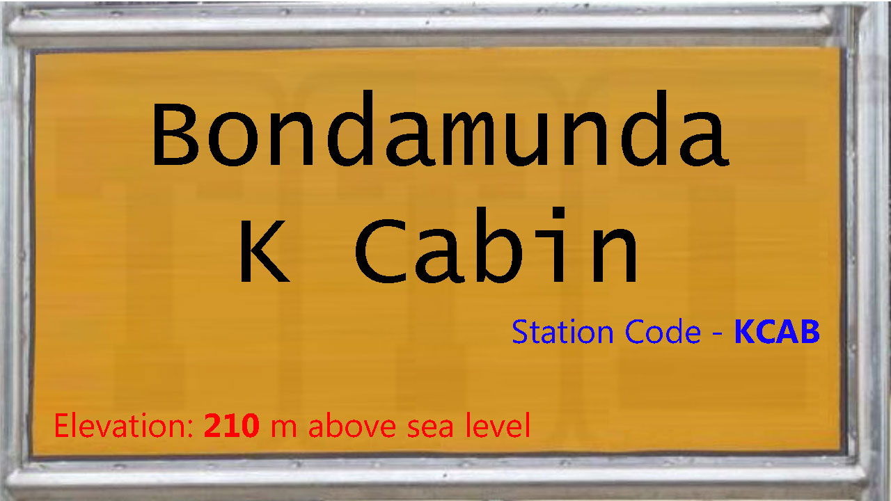 Bondamunda K Cabin