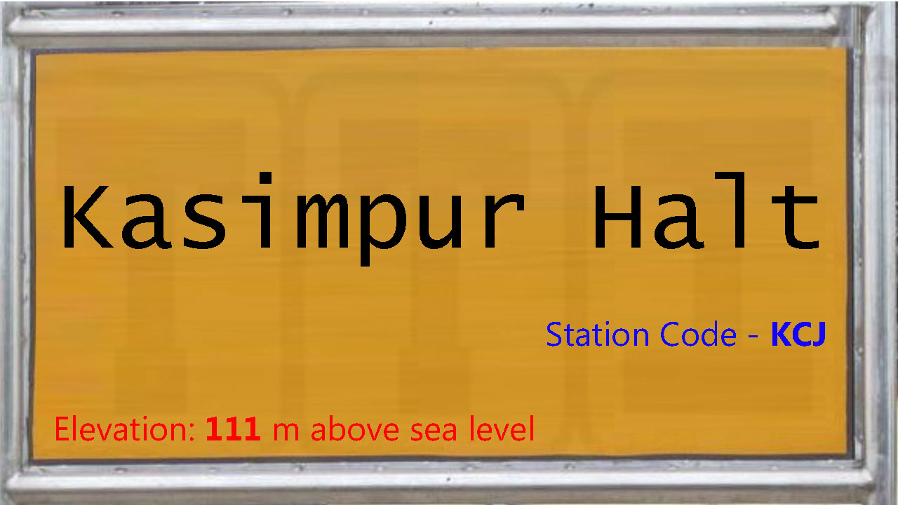 Kasimpur Halt Kasimpur Halt