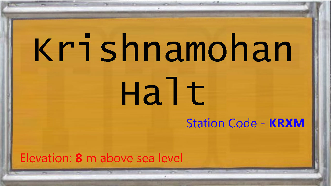 Krishnamohan Halt