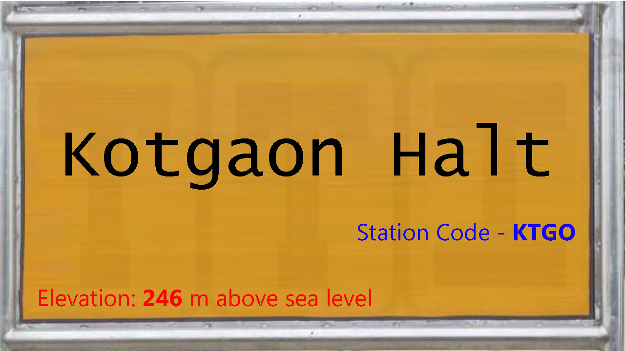 Kotgaon Halt