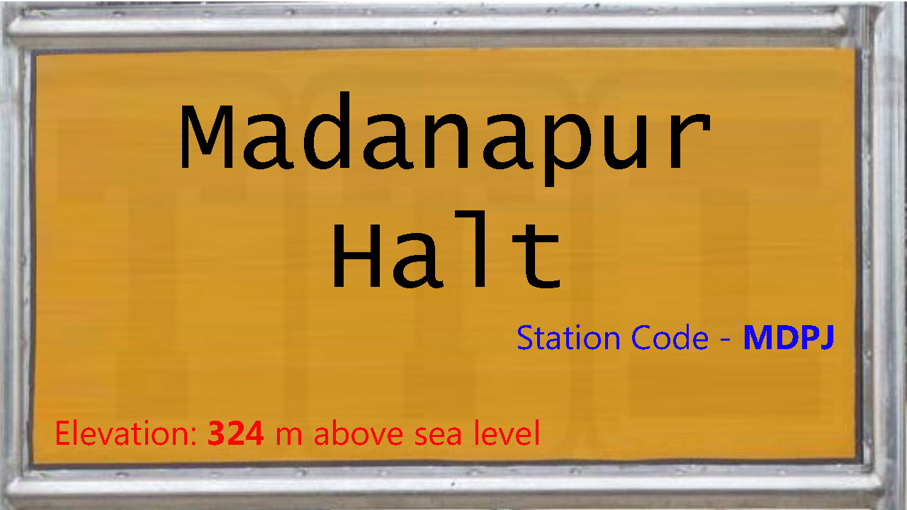 Madanapur Halt