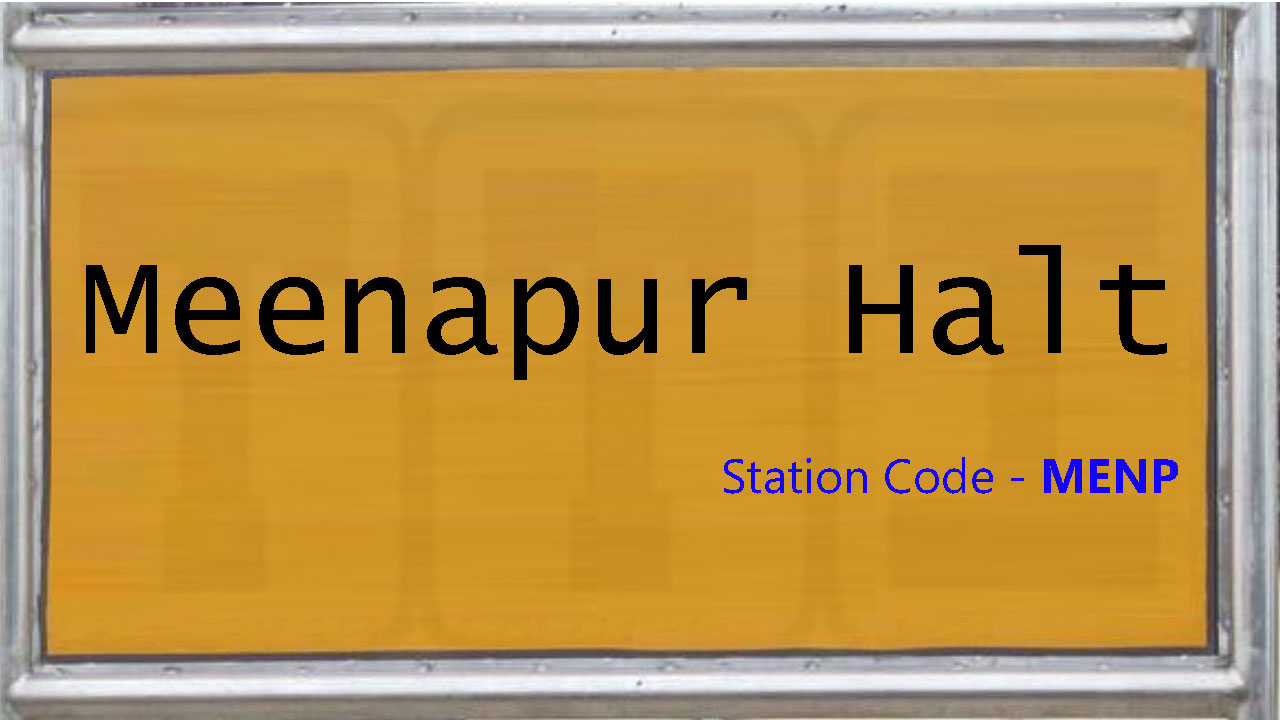 Meenapur Halt