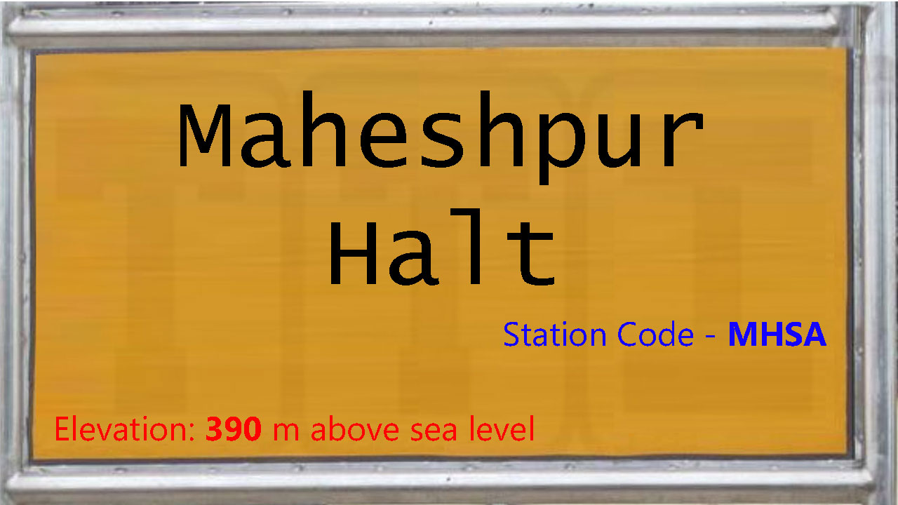 Maheshpur Halt