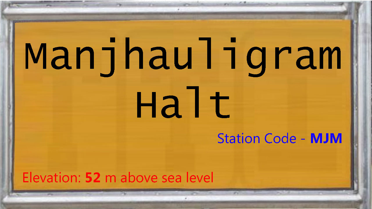 Manjhauligram Halt