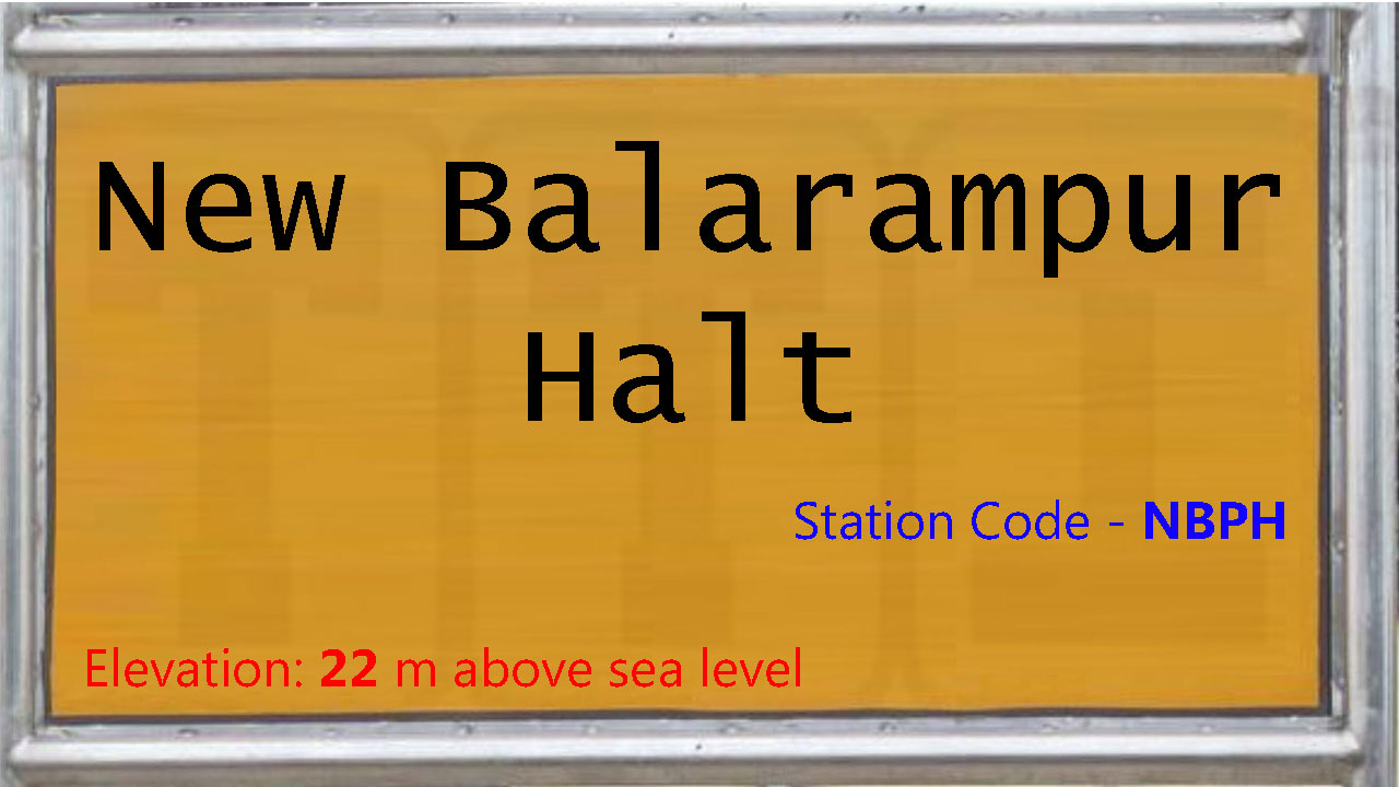 New Balarampur Halt New Balarampur Halt