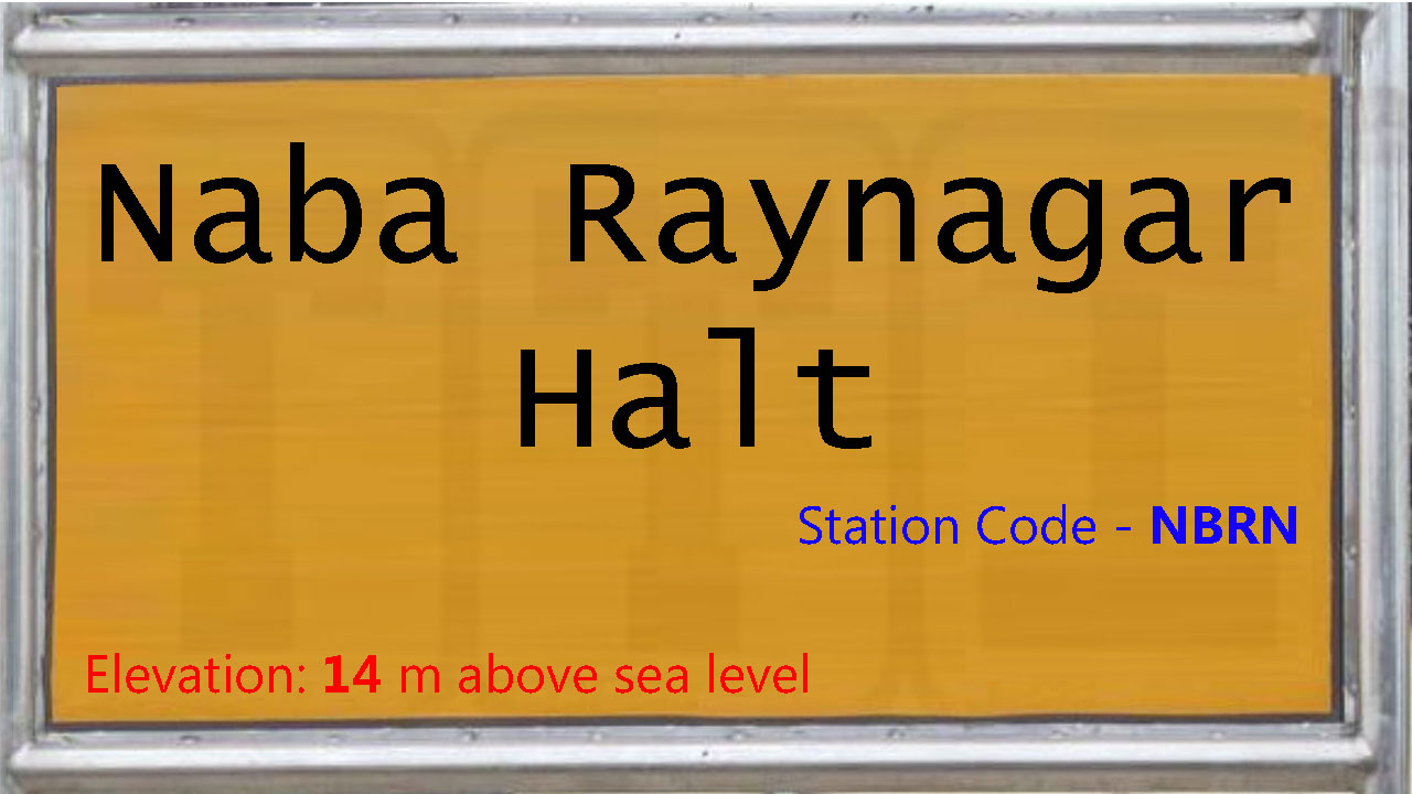 Naba Raynagar Halt