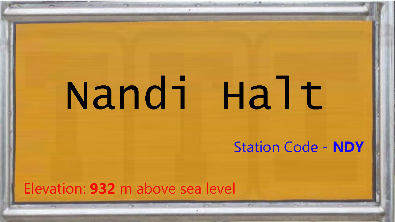 Nandi Halt Nandi Halt