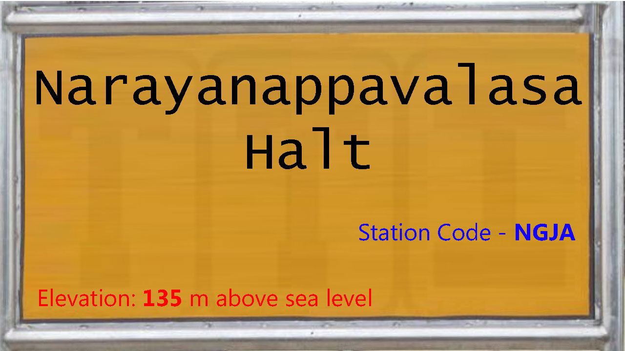 Narayanappavalasa Halt
