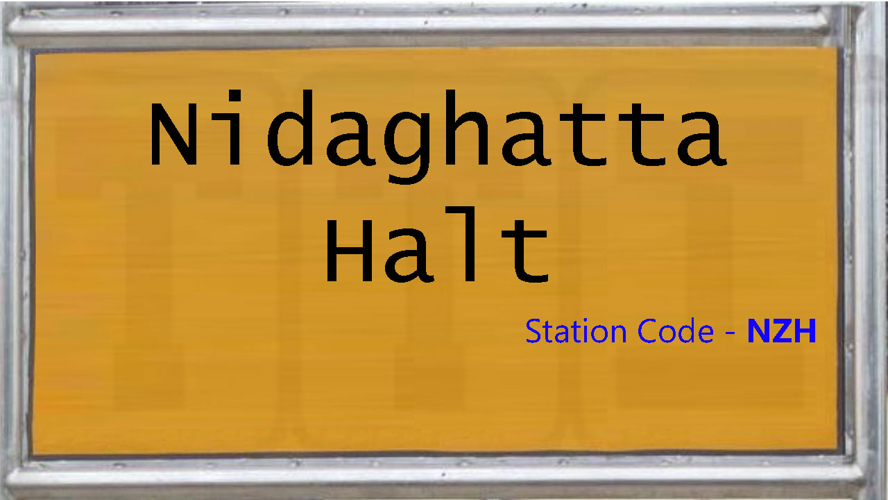 Nidaghatta Halt