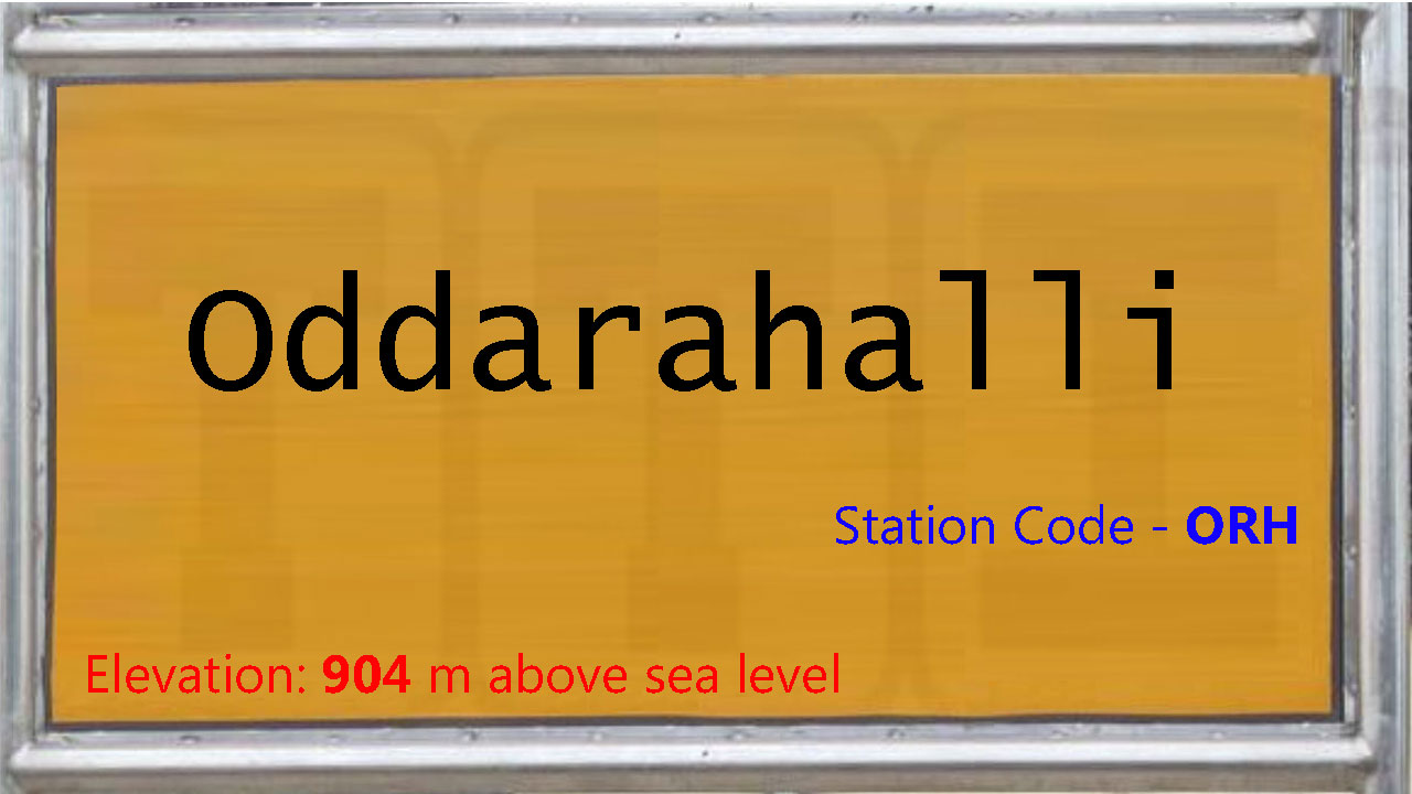 Oddarahalli Oddarahalli