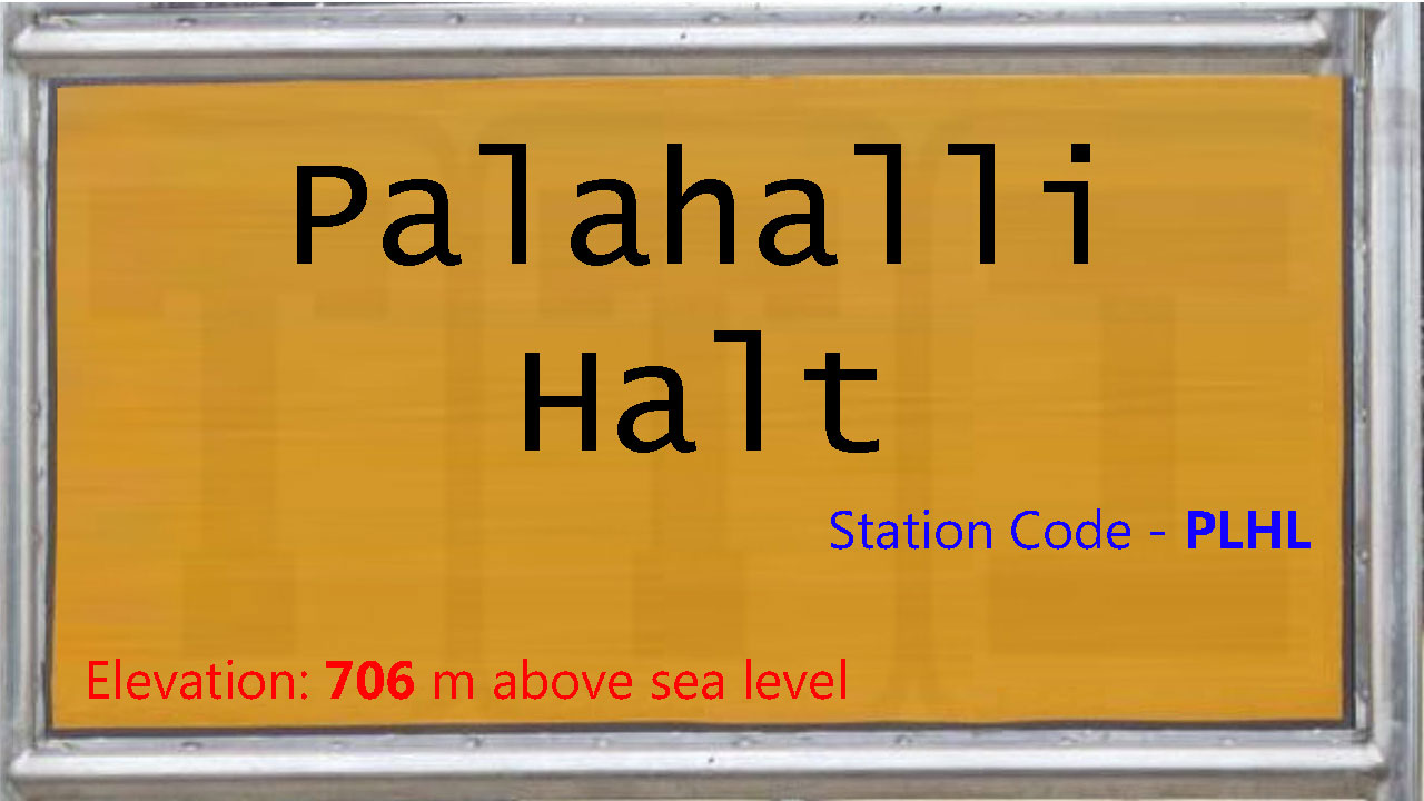 Palahalli Halt