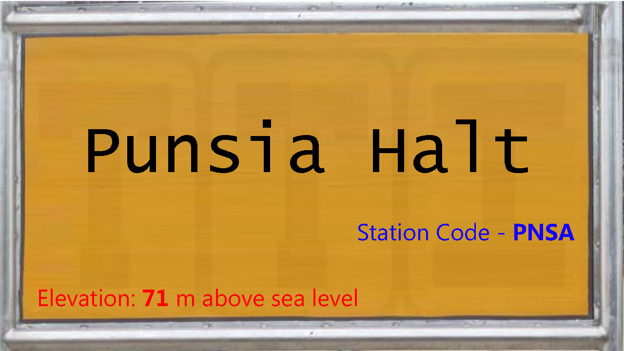 Punsia Halt Punsia Halt