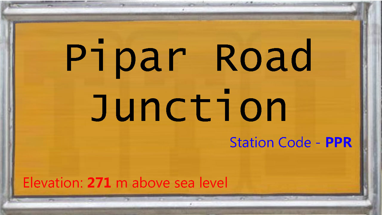 Pipar Road Junction Pipar Road Junction