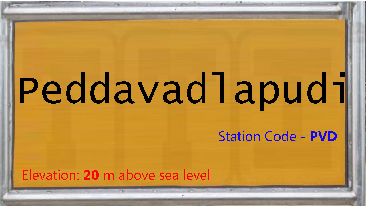 Peddavadlapudi Peddavadlapudi