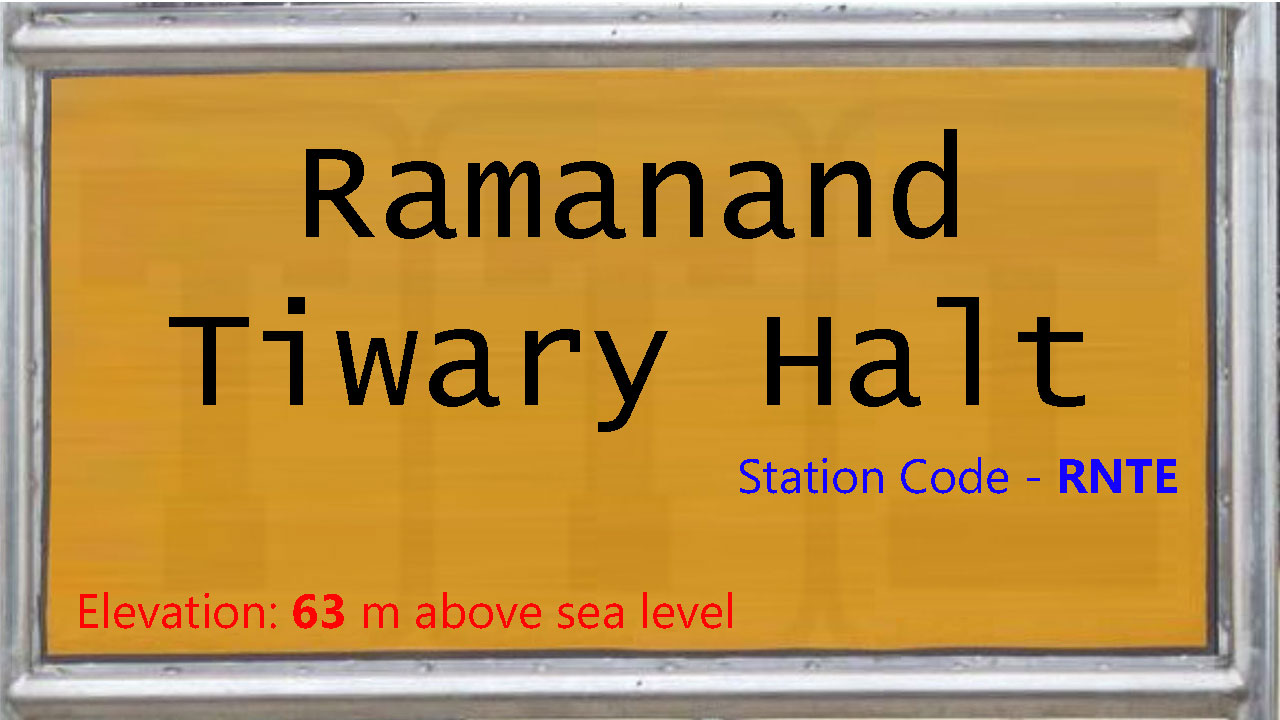 Ramanand Tiwary Halt