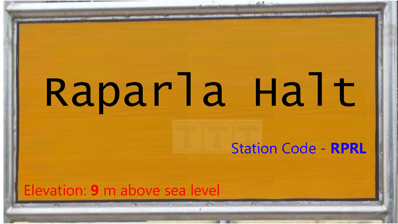Raparla Halt Raparla Halt