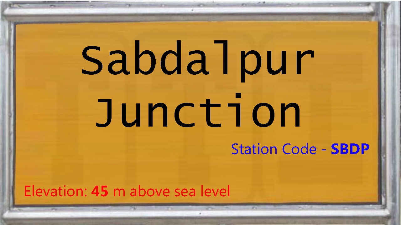 Sabdalpur Junction Sabdalpur Junction