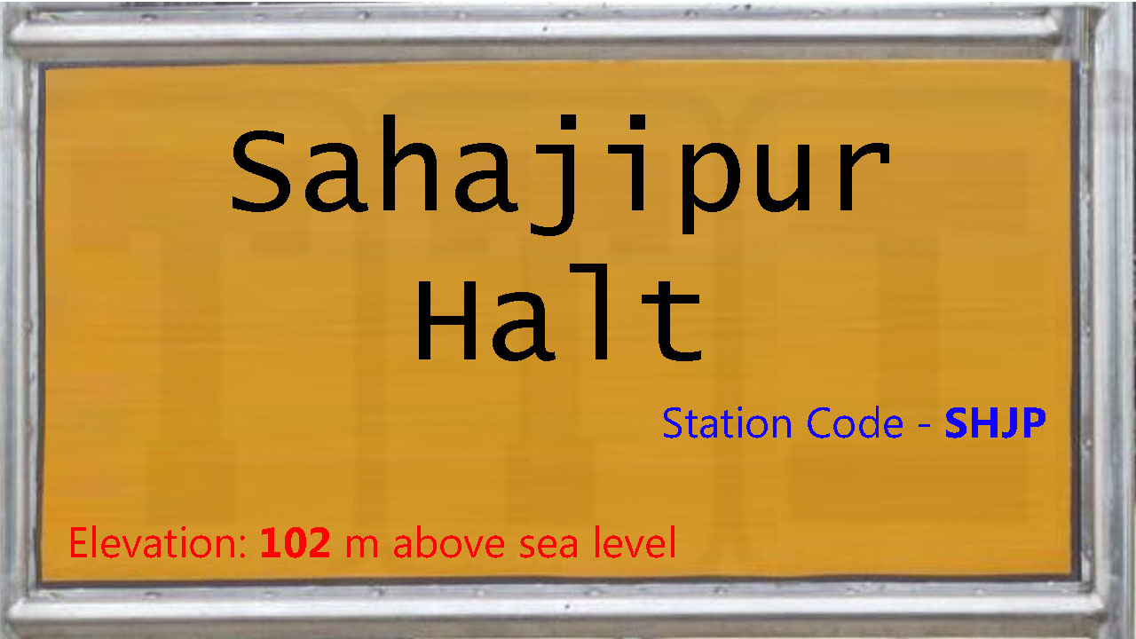 Sahajipur Halt Sahajipur Halt