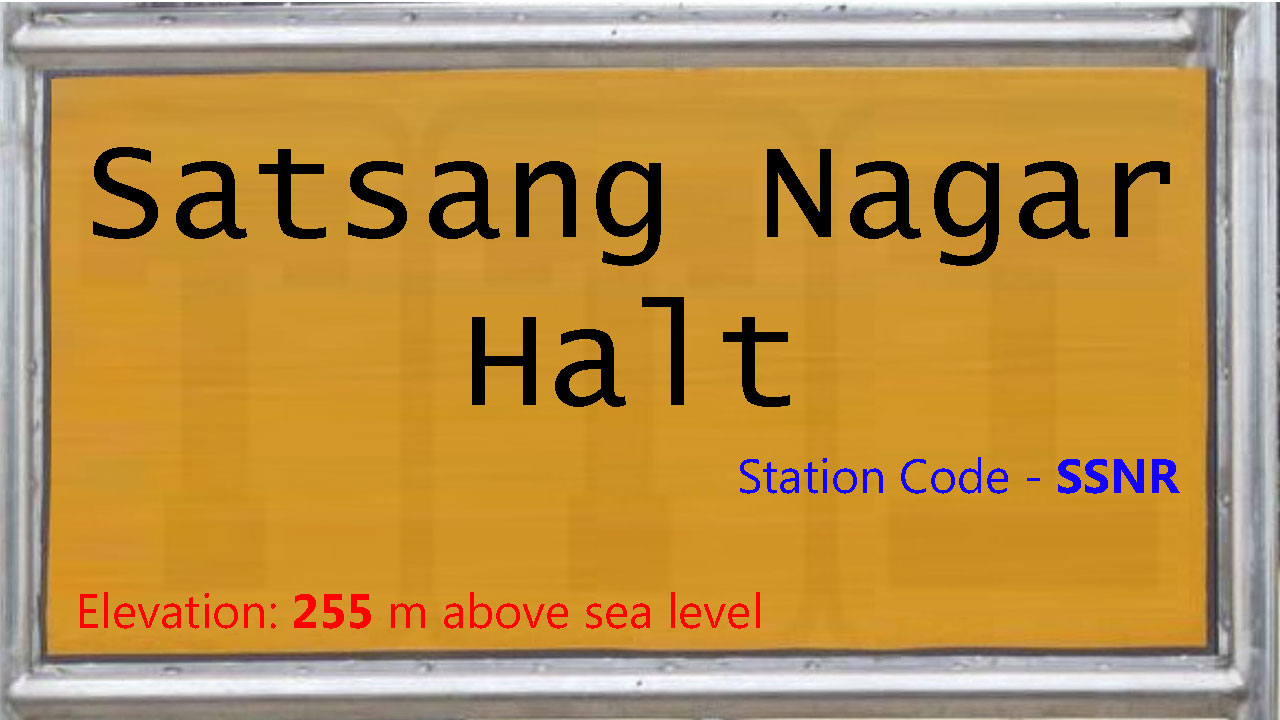 Satsang Nagar Halt Satsang Nagar Halt