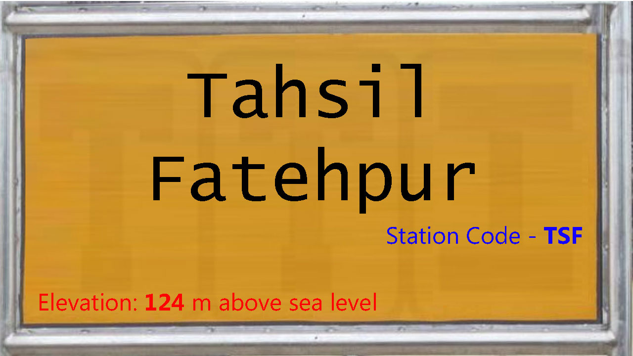 Tahsil Fatehpur Tahsil Fatehpur