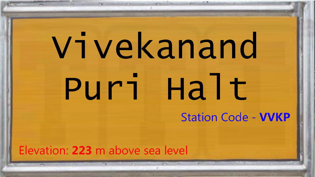 Vivekanand Puri Halt Vivekanand Puri Halt