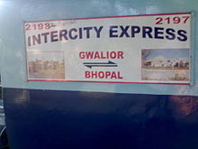 Bhopal - Gwalior InterCity Express