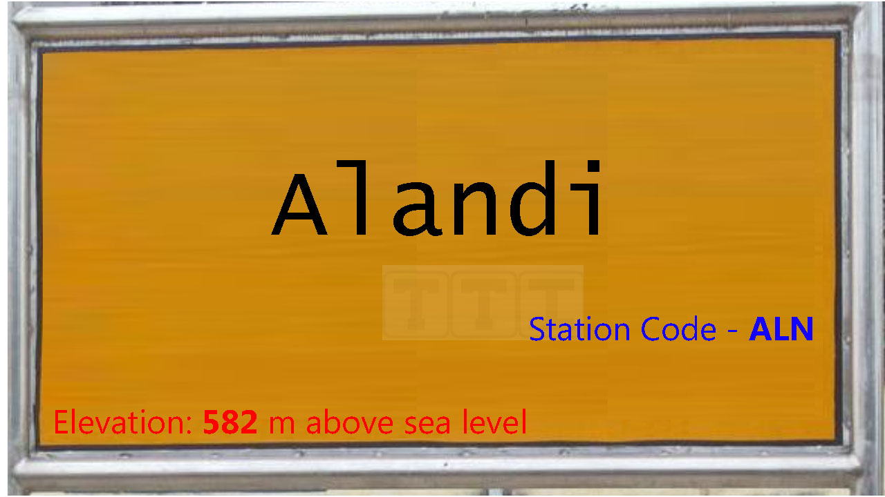 ALN / Alandi Railway Station Train Arrival / Departure Timings at Alandi