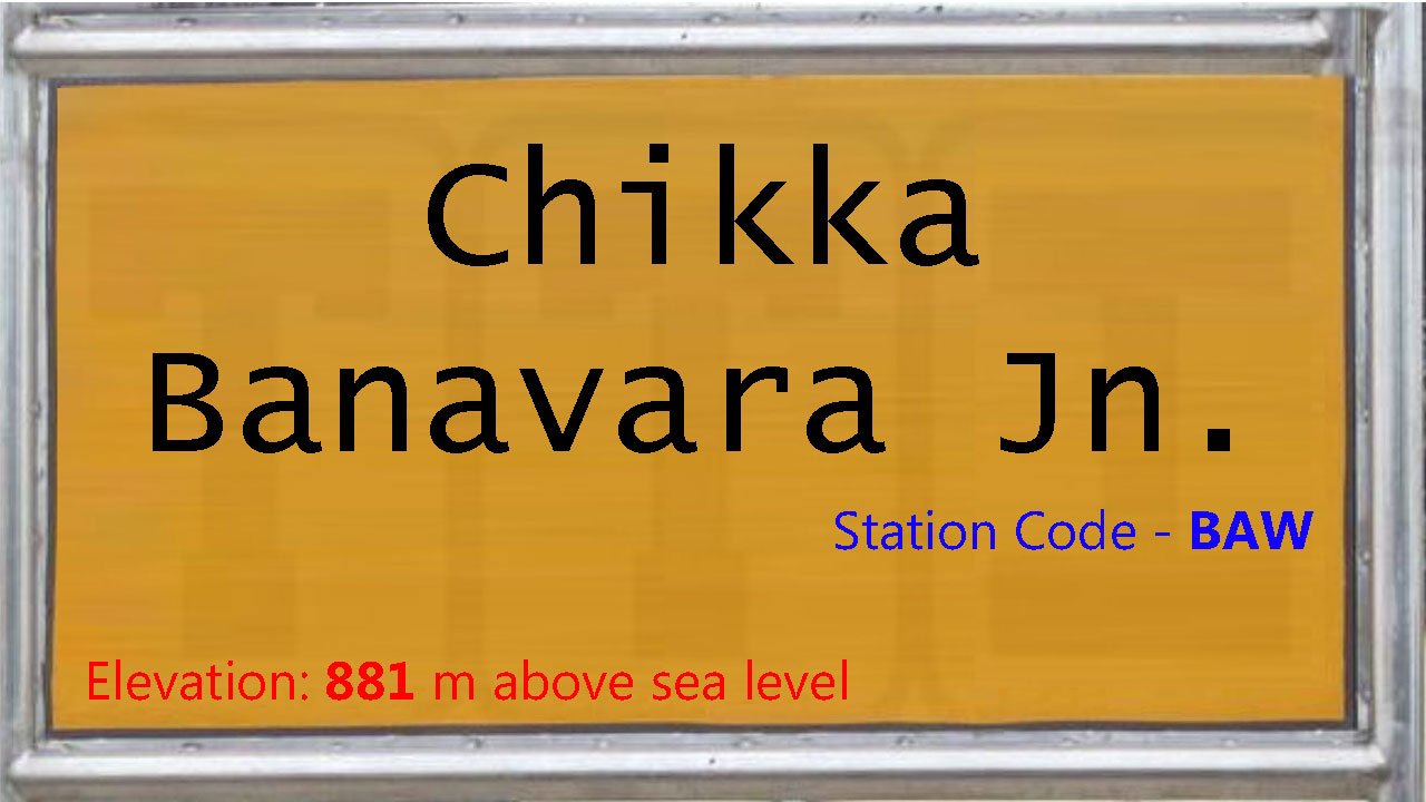 Chikka Banavara Junction