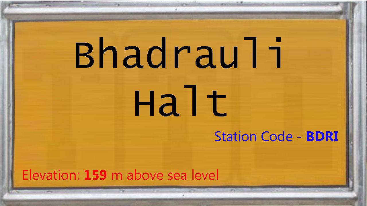 Bhadrauli Halt